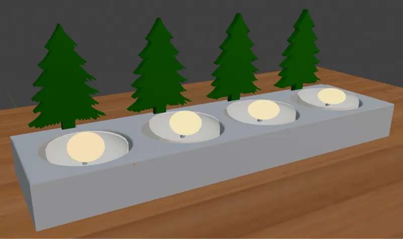 Tea light holder