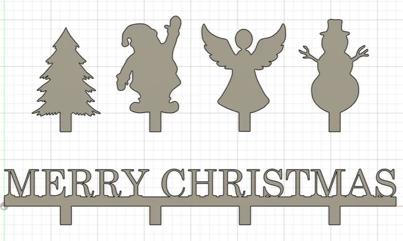 Christmas Decor for my tealight holder
