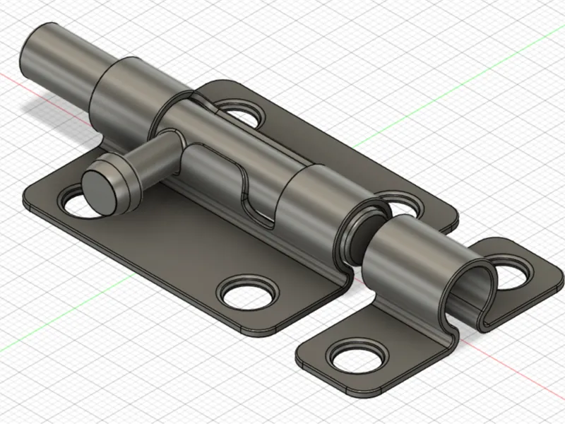 Slide-Bolt Latch