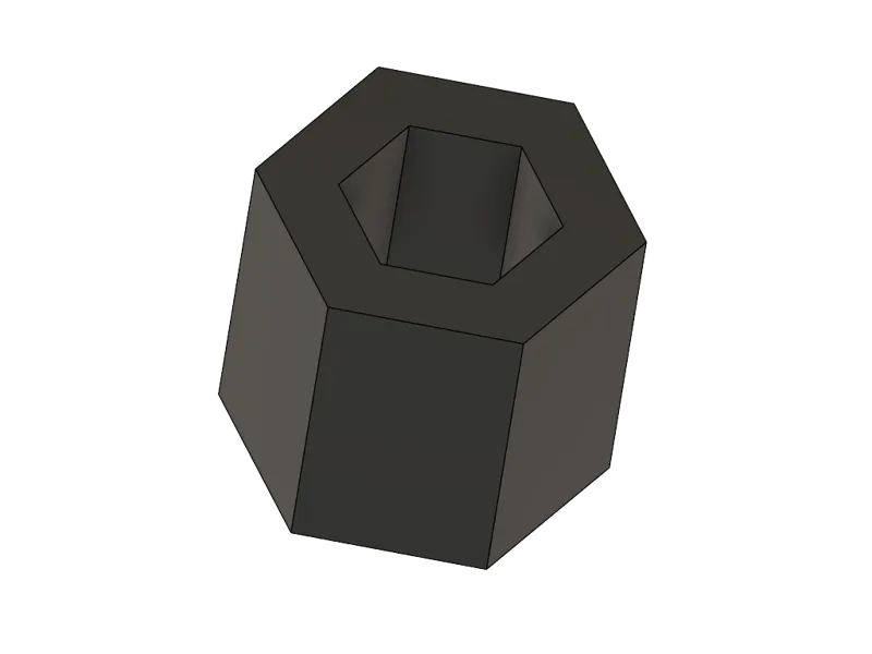 0.5in Hex to 8mm REX Adapter