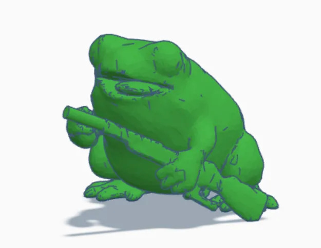 HIPPOTY HOPITY FROG IN 3D