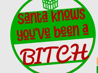 Santa Knows Ornament