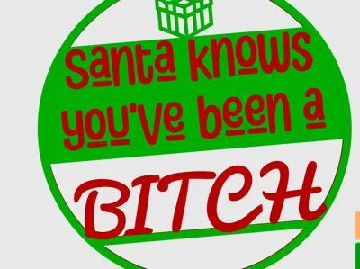 Santa Knows Ornament