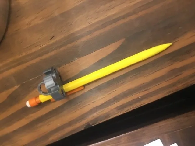 Pencil holder keychain