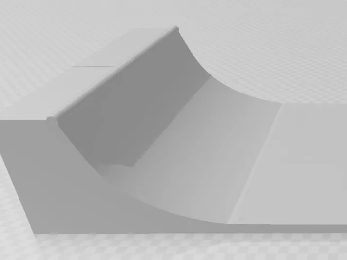 Finger board mini ramp