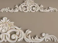 Ornement décoratif façon plâtre — photo 1