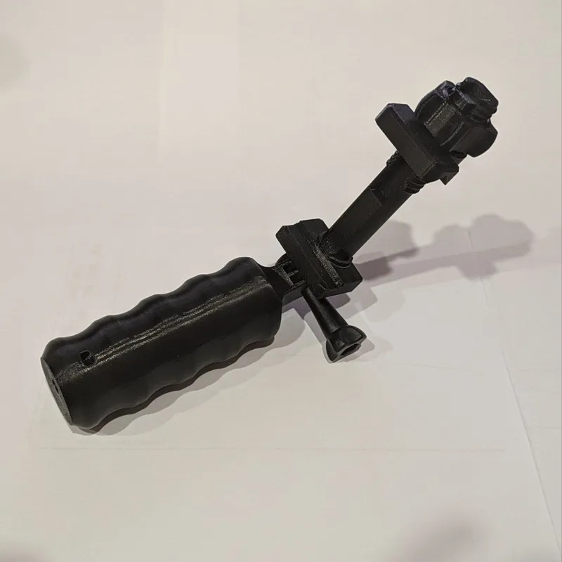 Phone mount for action cam system