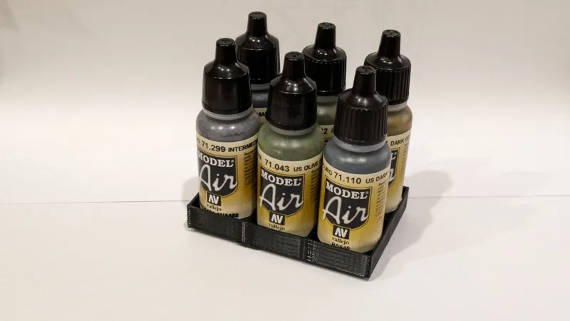 Vallejo paint grid holder