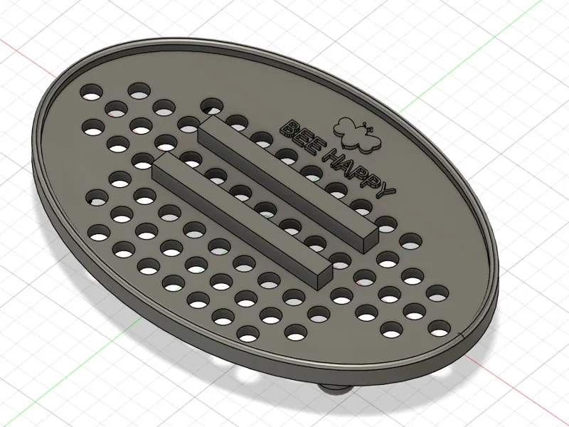 Bee happy soap tray