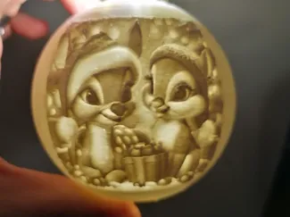 Baumkugel Bambi und Klopfer
