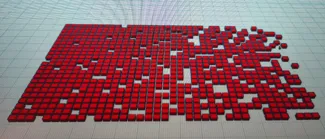 fade pattern squares small