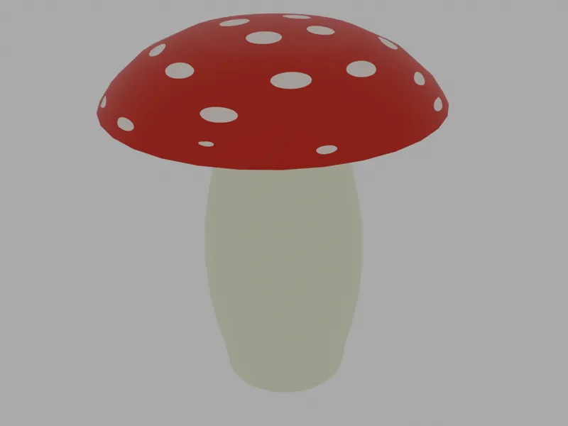 Mushroom desk container