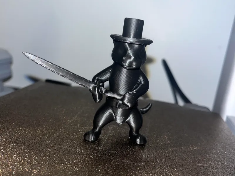 Otter with Sword and Tophat