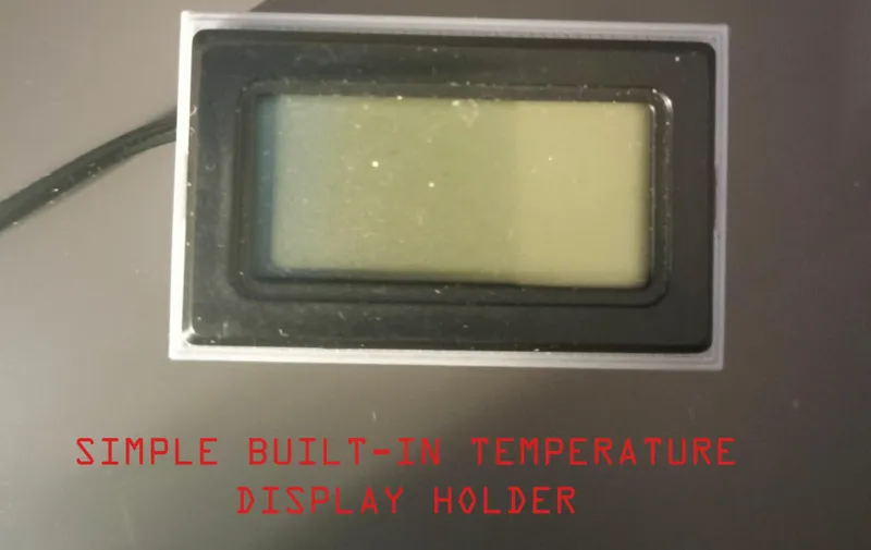 TEMPERATURE DISPLAY HOLDER