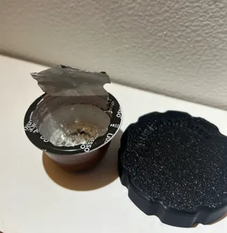 open coffee capsules