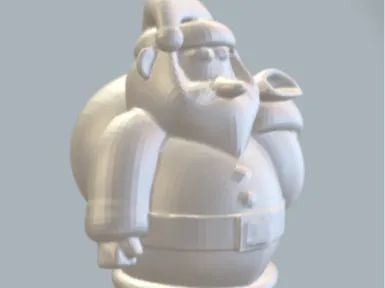 Santa with sack 