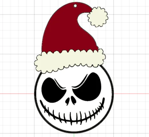 Christmas jack the skellington tree ornament