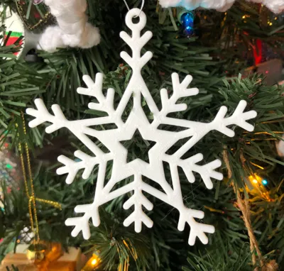 Simple Snowflake Ornament