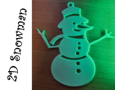 2D Snowman