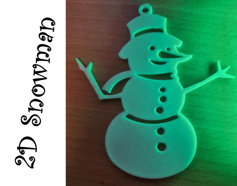 2D Snowman