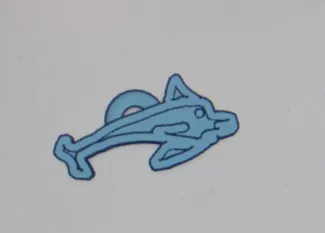 super good dolphin keychain