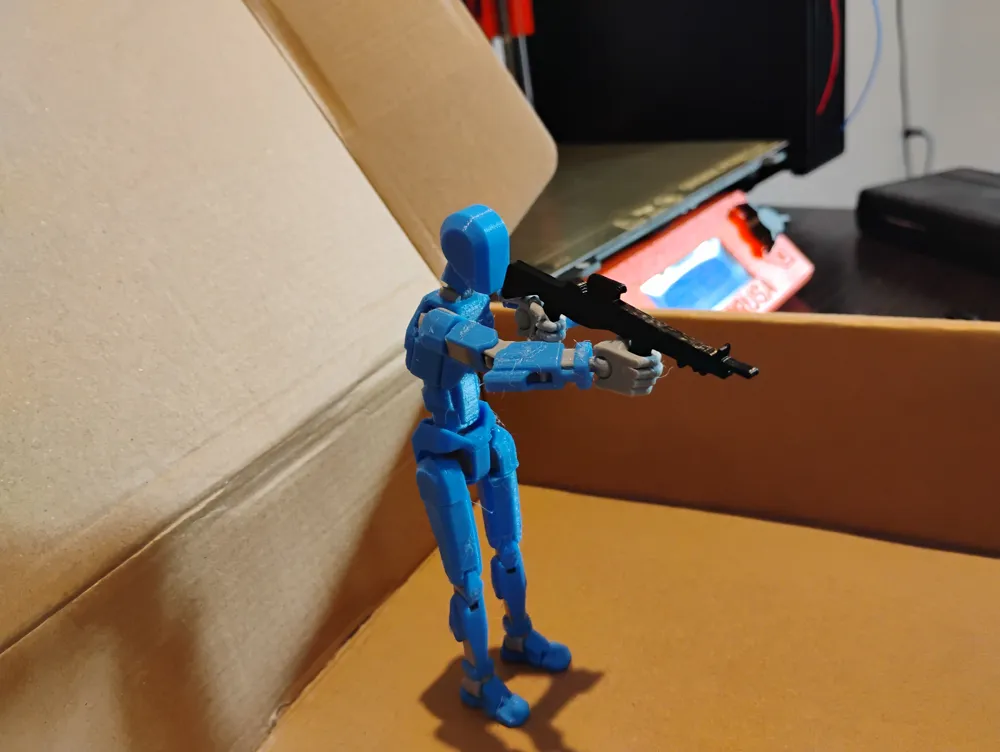 Dummy 13 Machine Gun by 3DPrinterPro - MakerWorld