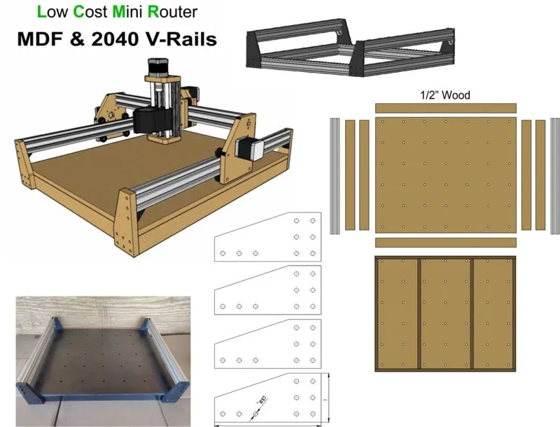 Diy Mini Cnc Router / Mill Plans