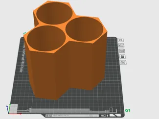 honeycomb pen organizer