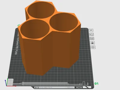 honeycomb pen organizer