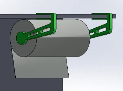 Paper towel holder - MDF fixing 
