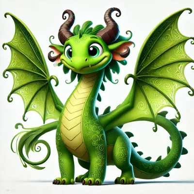 Lumivire, the Whimsical Dragon