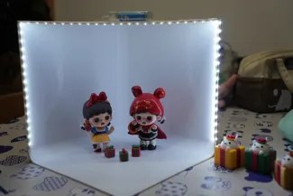 迷你背景板，静物拍摄白板，补光背景板，手办拍摄