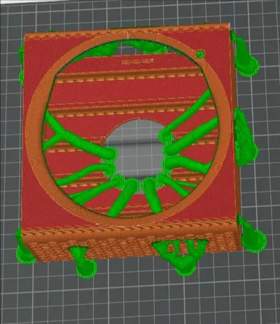 Mini M4 Case Hollow Panel, Print Lying Down
