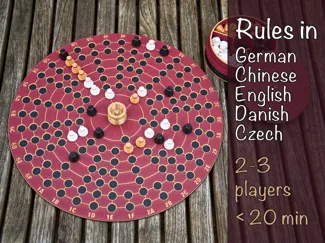 3 Player Fidchell - (Color By Layer)