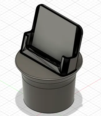 iPhone holder for car cup holder