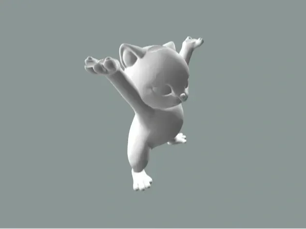 托举猫 妖娆猫 桌面摆件gpu支架 Enchanting cat GPU holder