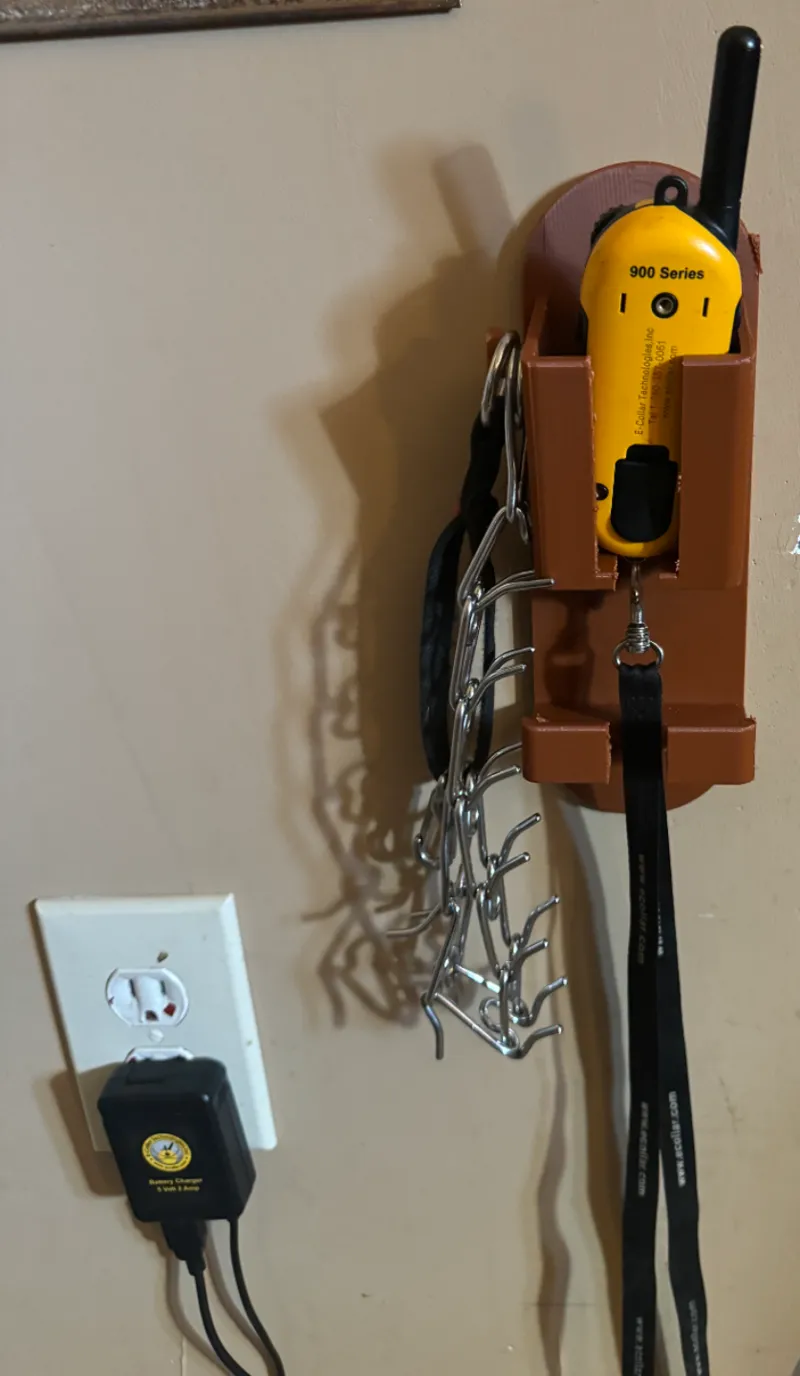 E collar charging station 