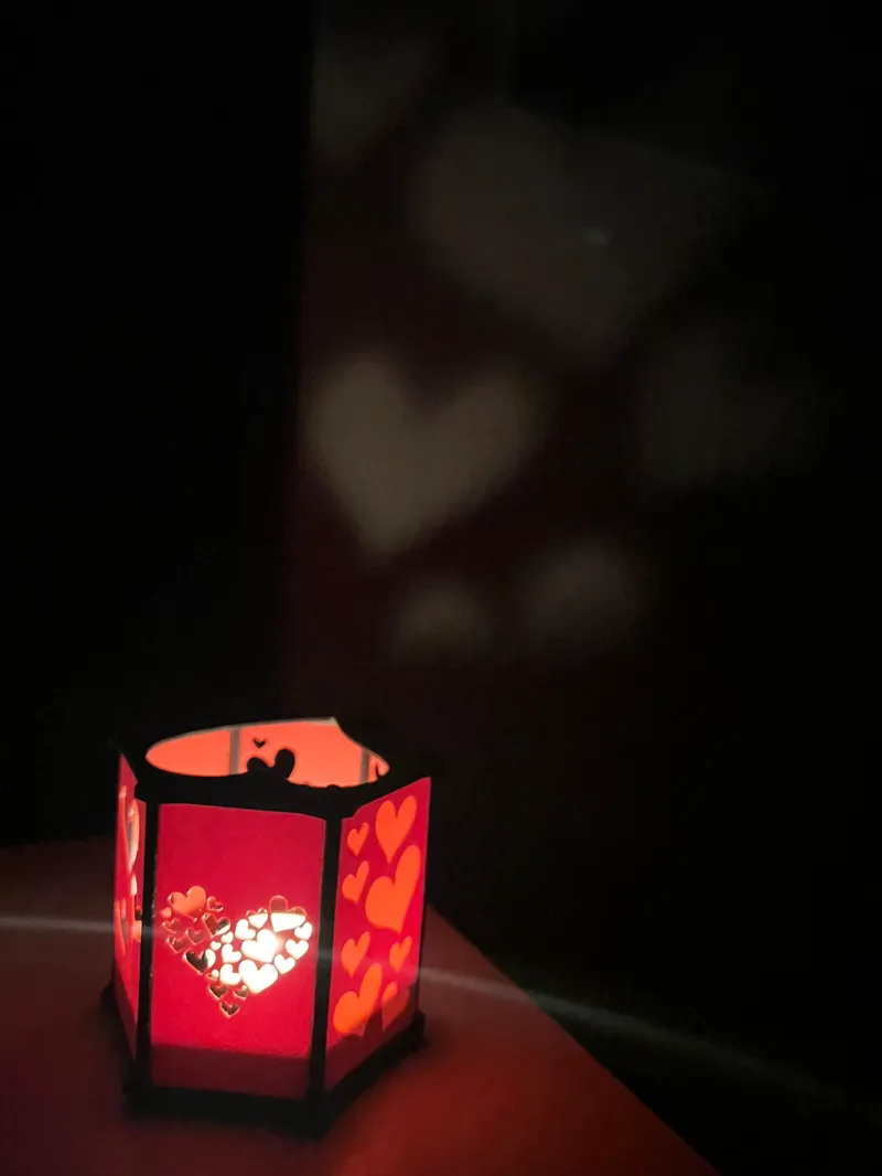 Love Tea Light Lantern