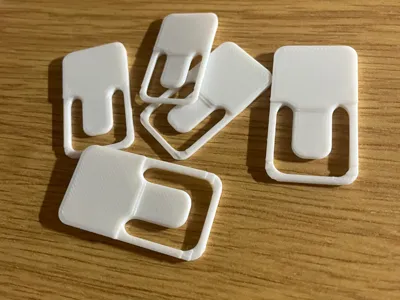 Simple 3D printed pin 
