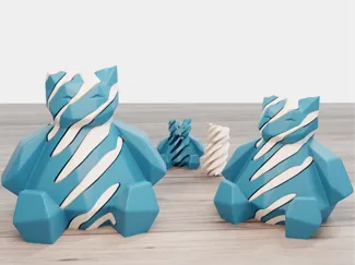 Low Poly Snorlax - Passthrough