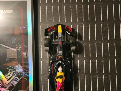 F1 model car wall holder