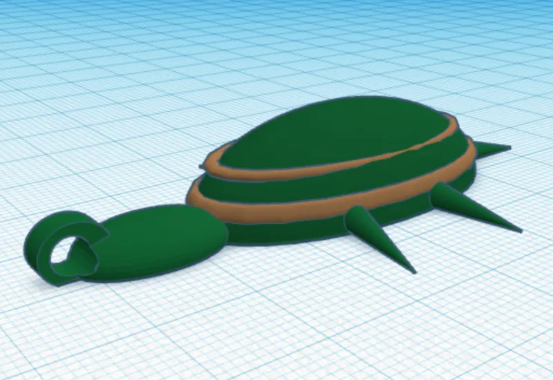 Turtle keychain