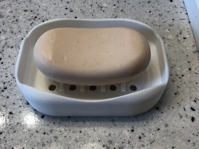 Soap Holder With And Without Holes