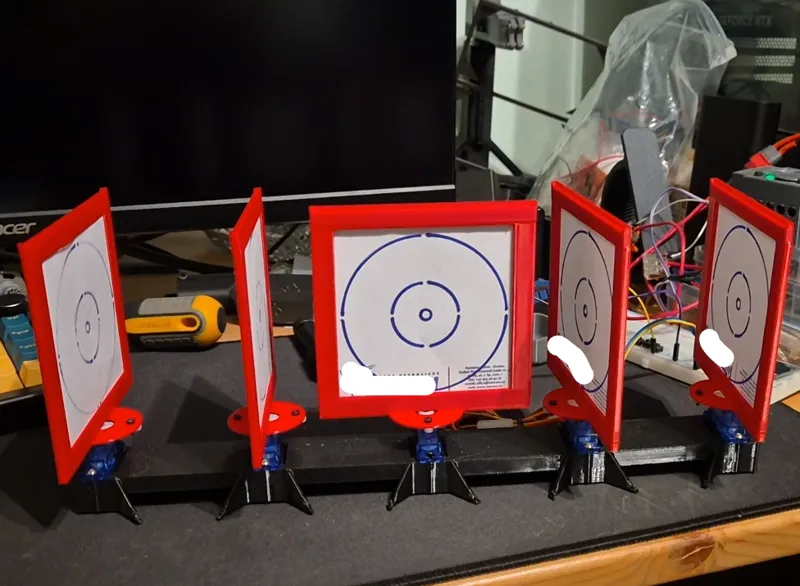 Target practice for toys