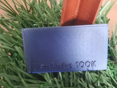 YouTube Playbutton mini 100k