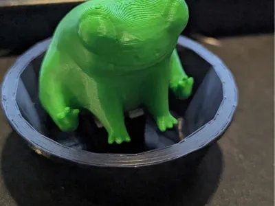 Fred The Frog Clicky in a Bucket V1