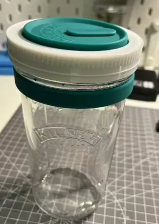 Kilner吸管杯盖子