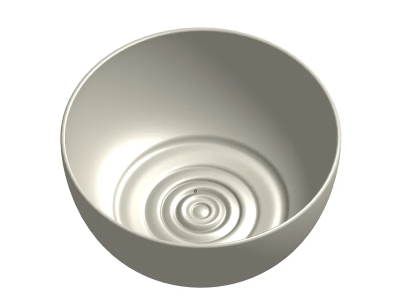 Simple shaving bowl