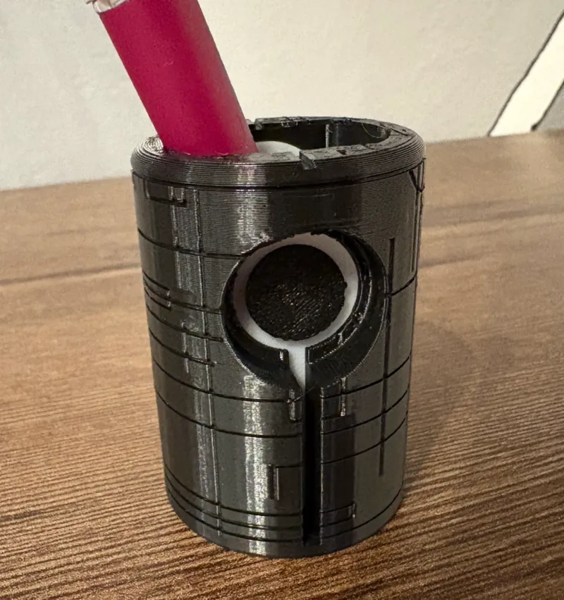 Knowledge Stone pen holder