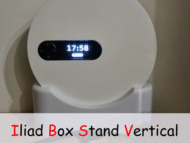 Iliad Box vertical stand